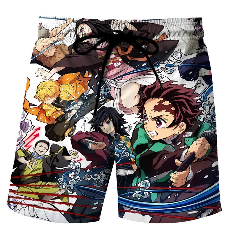 Ghost Blade 3D-Printed Beach Pants - Trendsetting Style with Ultra-Soft, Advanced Fabrics