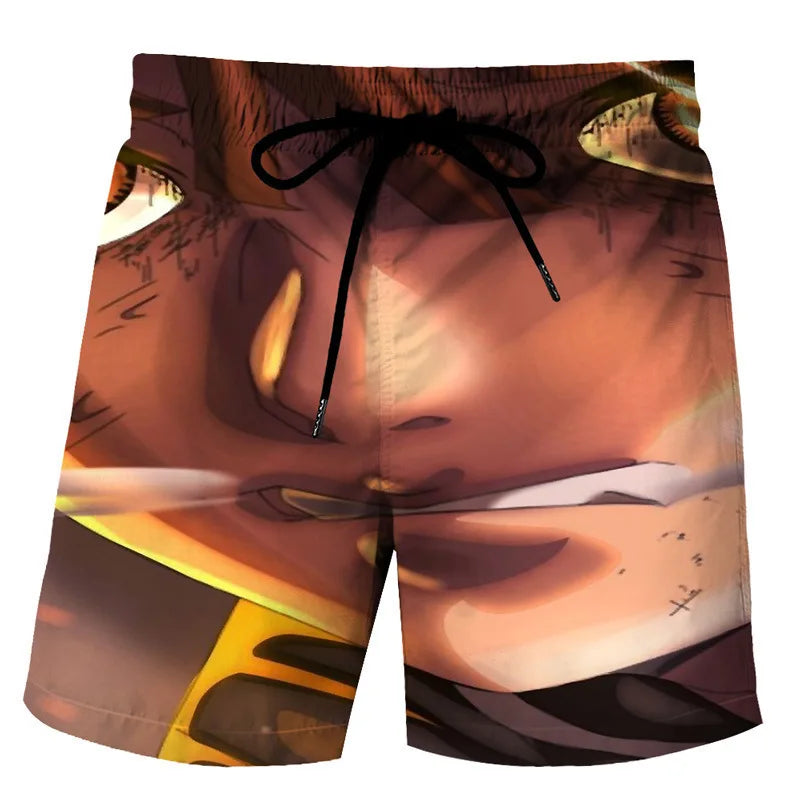 Ghost Blade 3D-Printed Beach Pants - Trendsetting Style with Ultra-Soft, Advanced Fabrics