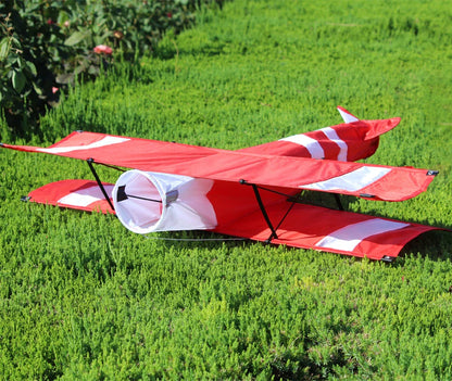 Premium 3D Red Plane Kite — Easy-to-Fly Single-Line with Handle & String, Perfect for Beach Sports (Factory Outlet)