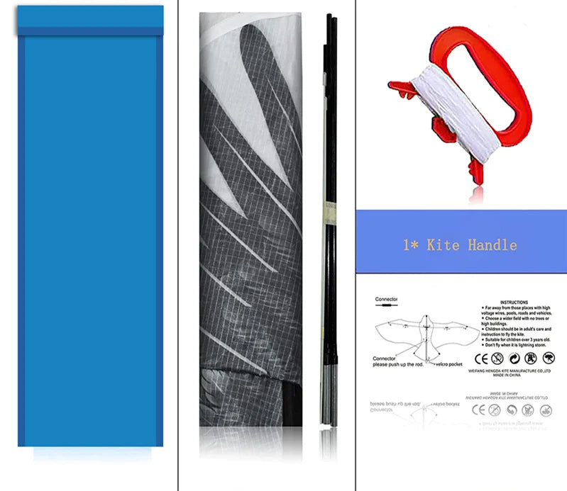 New 185cm Giant Eagle Kite with Handle & Line – Outdoor Fun for Adults & Kids, Easy to Fly