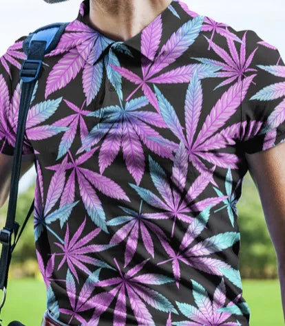 British Spring/Summer Men's Golf Polo Shirt - 3D Digital Print Cotton, Premium Short-Sleeve Lapel Polo, Sizes S-5XL