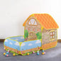 Foldable 3-in-1 Children's Play Tent: Indoor Playpen with Ball Pit, Polyester Tunnel and Games for Kids