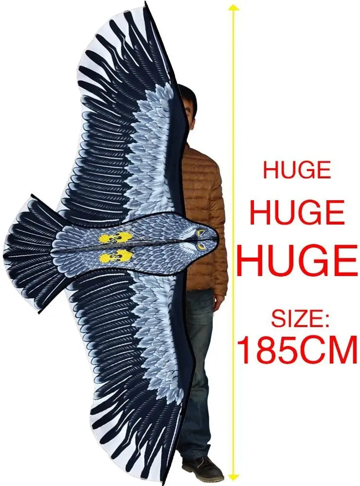 New 185cm Giant Eagle Kite with Handle & Line – Outdoor Fun for Adults & Kids, Easy to Fly