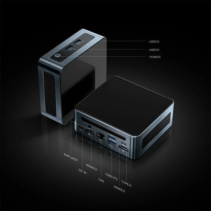 Chatreey AN2 Pro Mini PC - Ryzen 5 5625U, 6-Core Gaming PC with NVMe SSD, WiFi 6, HDMI, Windows 11 Pro