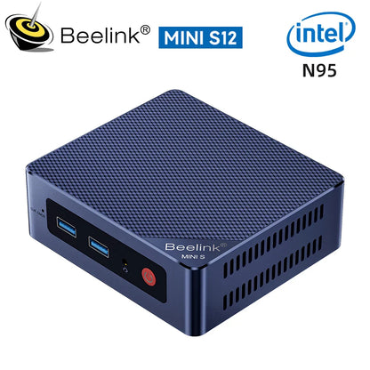 Beelink Mini S12 Pro Mini PC — Windows 11, Intel N100, 16GB RAM, 500GB SSD, 1Gbps LAN, Compact Gaming PC (S12 Pro vs J4125 GK Mini T8 Pro)