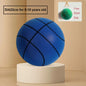 24cm Size 7 Silent Foam Basketball - Full Foam Bouncing Ball Toy for Indoor Play, Kids & Adults, Great Christmas Gift