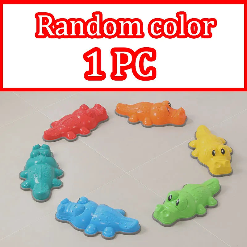 Crocodile Balance Stone - Montessori Toy for Children, Sensory Integration & Outdoor Play, Social Skills Development