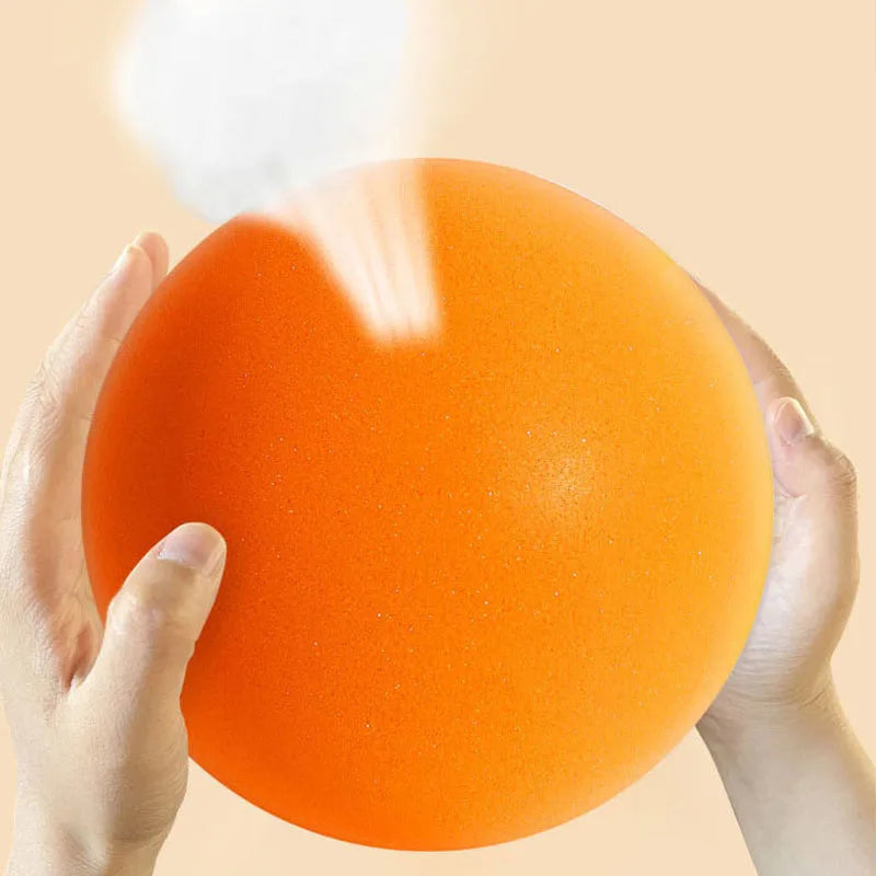 24cm Size 7 Silent Foam Basketball - Full Foam Bouncing Ball Toy for Indoor Play, Kids & Adults, Great Christmas Gift