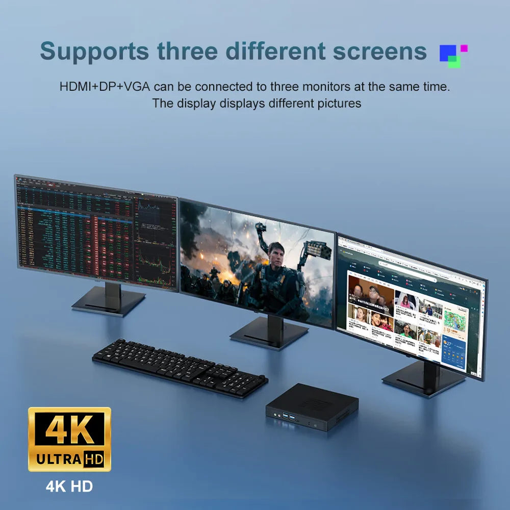 TexHoo Mini PC ITX – Intel Core i3/i5/i7, Windows 10 Pro, Thin Client, Industry COM, Bluetooth & WiFi, Brand New