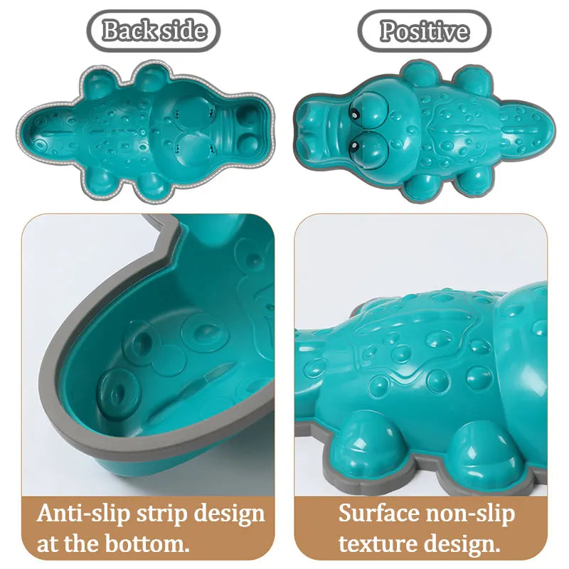 Crocodile Balance Stone - Montessori Toy for Children, Sensory Integration & Outdoor Play, Social Skills Development