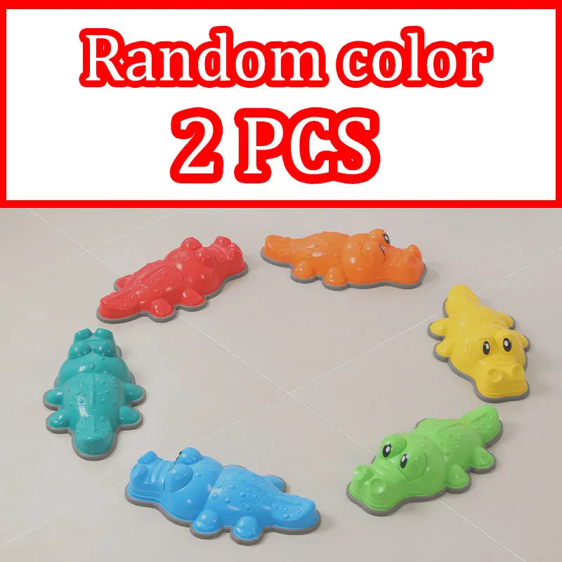 Crocodile Balance Stone - Montessori Toy for Children, Sensory Integration & Outdoor Play, Social Skills Development