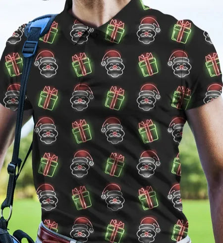 British Spring/Summer Men's Golf Polo Shirt - 3D Digital Print Cotton, Premium Short-Sleeve Lapel Polo, Sizes S-5XL