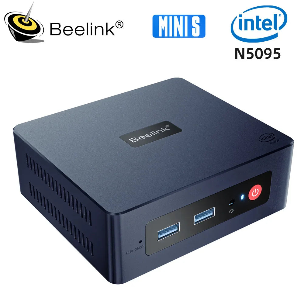 Beelink Mini S12 Pro Mini PC — Windows 11, Intel N100, 16GB RAM, 500GB SSD, 1Gbps LAN, Compact Gaming PC (S12 Pro vs J4125 GK Mini T8 Pro)
