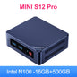 Beelink Mini S12 Pro Mini PC — Windows 11, Intel N100, 16GB RAM, 500GB SSD, 1Gbps LAN, Compact Gaming PC (S12 Pro vs J4125 GK Mini T8 Pro)