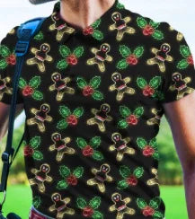 British Spring/Summer Men's Golf Polo Shirt - 3D Digital Print Cotton, Premium Short-Sleeve Lapel Polo, Sizes S-5XL