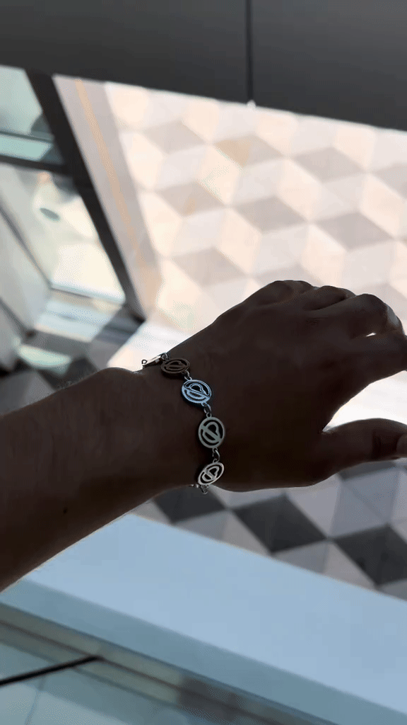 NO TE ENAMORES BRACELET — Pulsera en 14K White Gold con LIFETIME WARRANTY