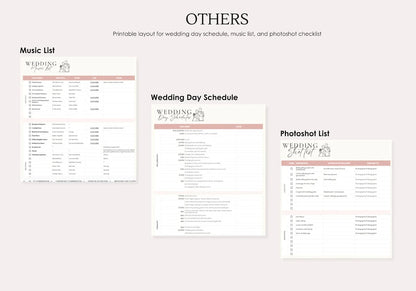 All-in-One Wedding Planner Spreadsheet for Effortless, Stress-Free Planning